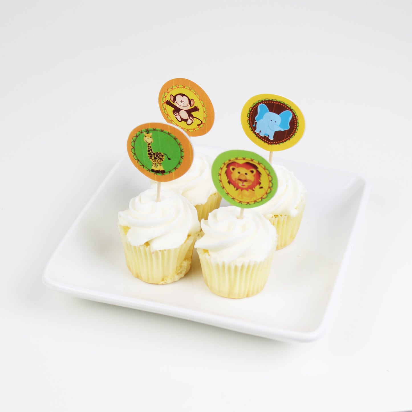 Baby Jungle Party Picks (12 per pack)