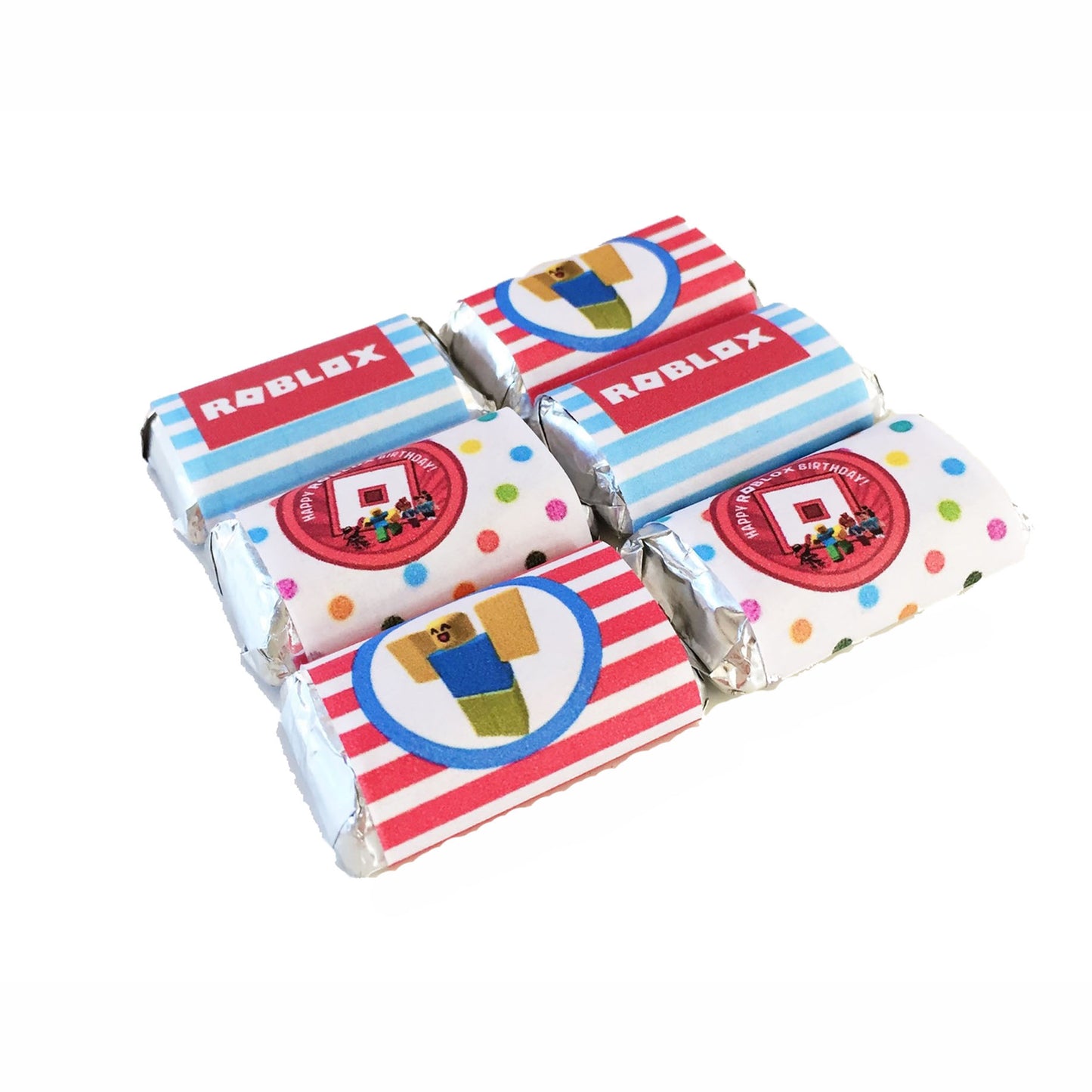 Roblox Tree-free Mini Chocolate Wraps (24/pack, Sugar Cane Stalk Paper)