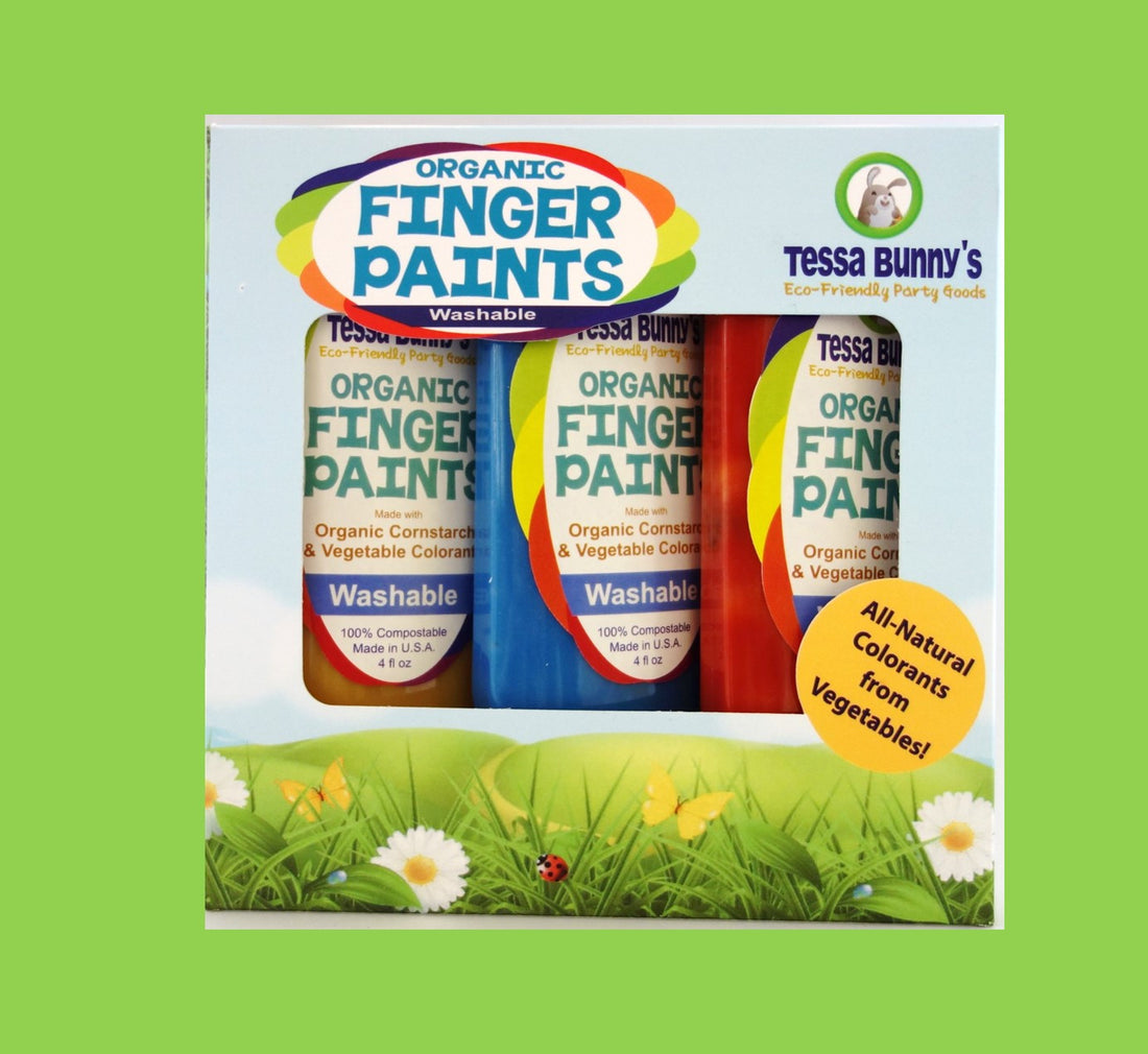 USDA Organic Finger Paints | Sensory, Non=Toxic, Chemical-Free – Tessa ...
