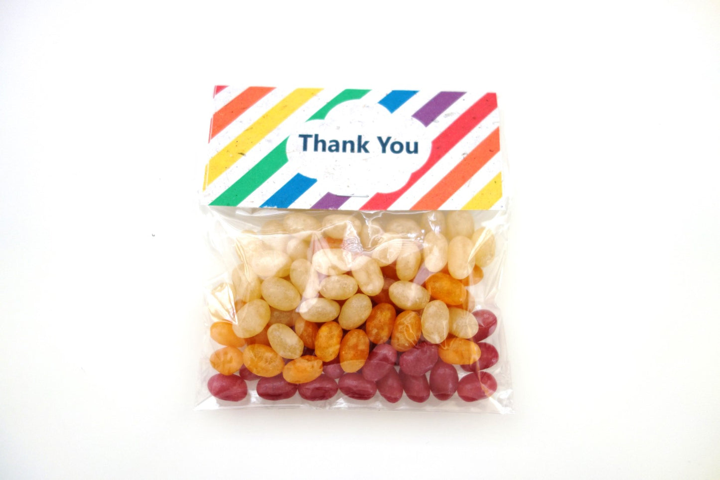 Rainbow Colors Compostable Treat Bag Kit (pack of 8, plant-based plastic bags)
